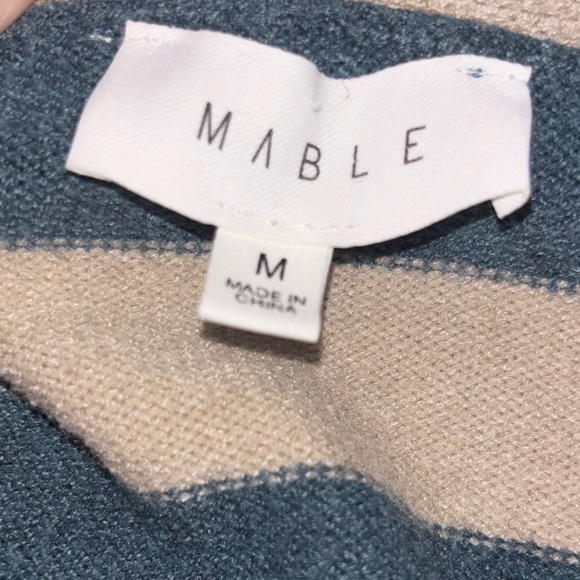 Mable Cream and Teal Cropped Cardigan Tank Dress Set Size Medium - Picture 3 of 5